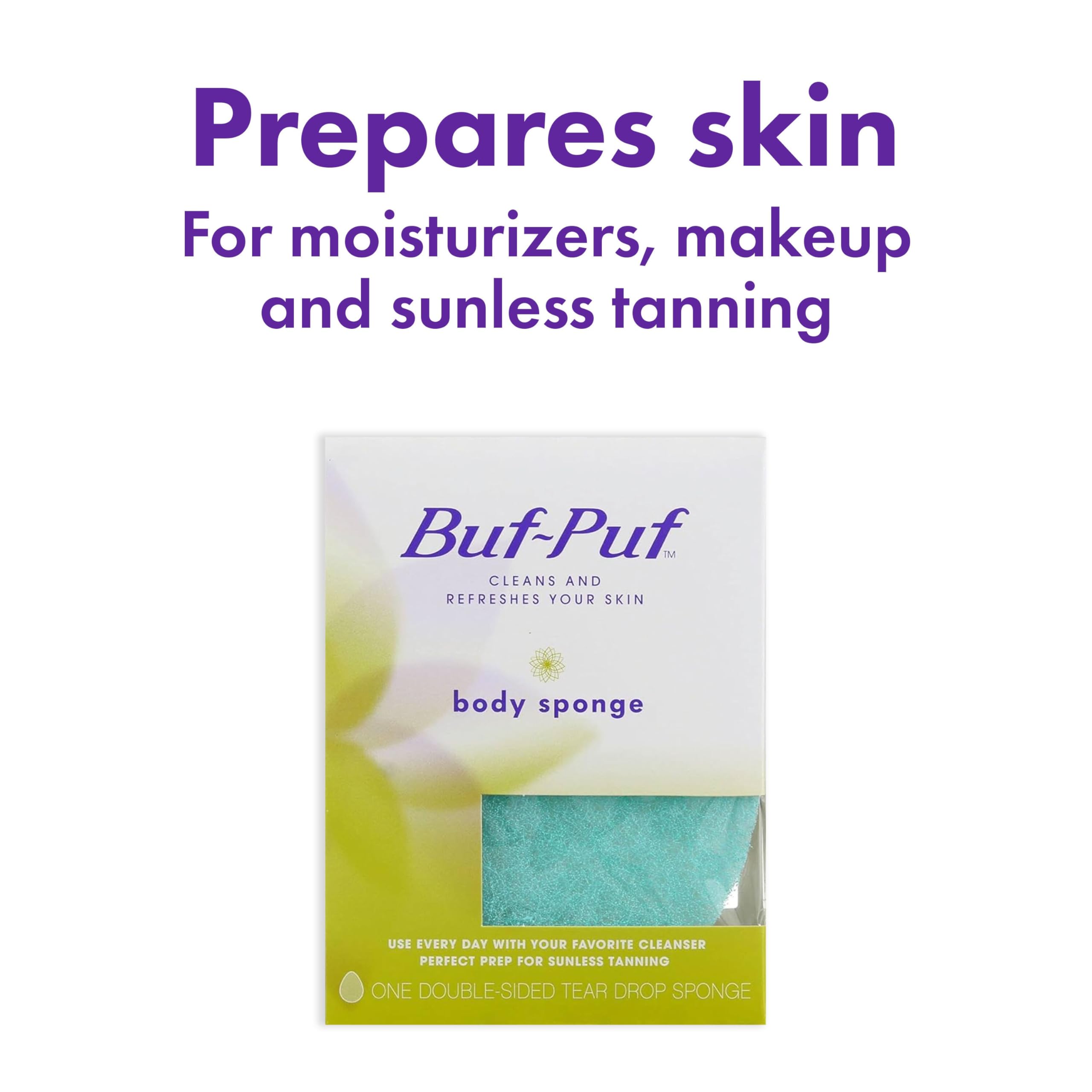 Buf-Puf Body Sponge, Bath Sponge, Dermatologist Developed, Cleanses Skin of Dirt, and Excess Oil, Reusable, Exfoliating, 1 Count - Image 8