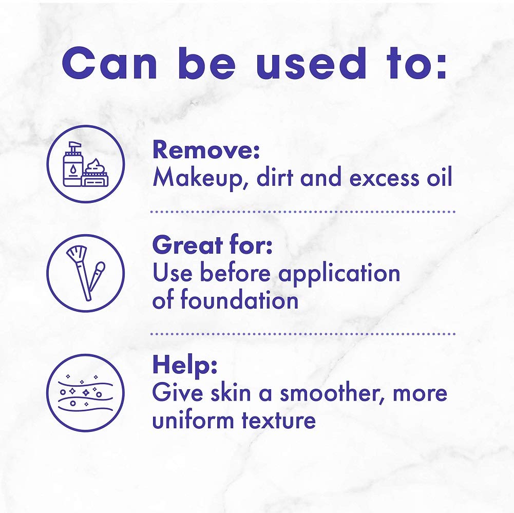 Buf-Puf Regular Facial Sponge, Dermatologist Developed, Removes Deep Down Dirt & Makeup that Causes Breakouts and Blackheads, Reusable, Exfoliating, White, 1 Count - Image 6