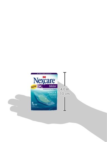 Nexcare Blister Waterproof Bandages, 1 1/16" x 2 1/4, Clear, Box of 6 - Image 8