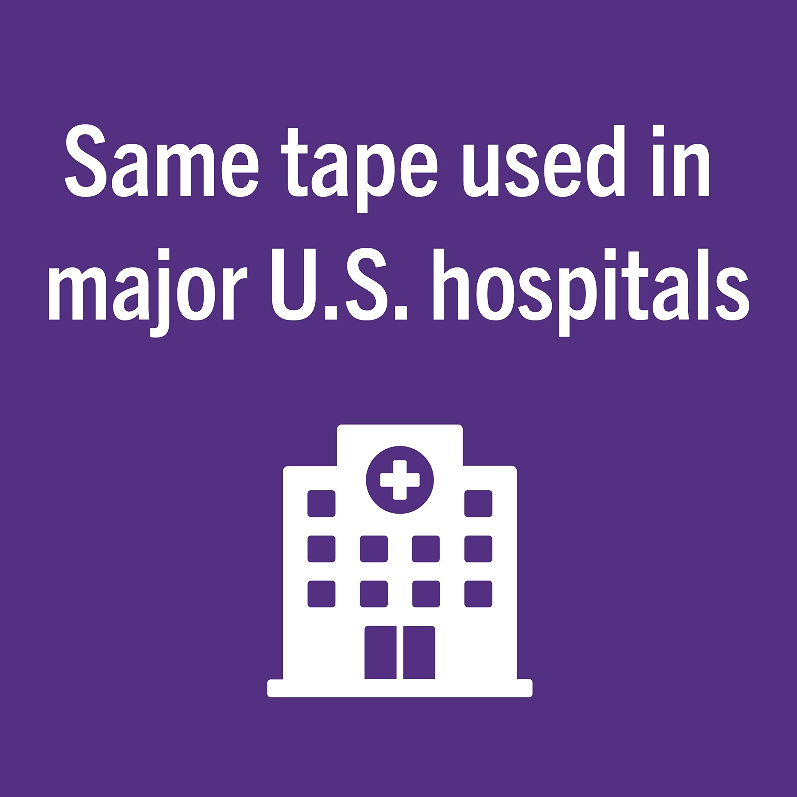 Nexcare Durable Cloth Tape, Woven Tape, Securely Holds Bulky Wound Dressing - 1 In x 10 Yds, 2 Rolls of Tape - Image 9