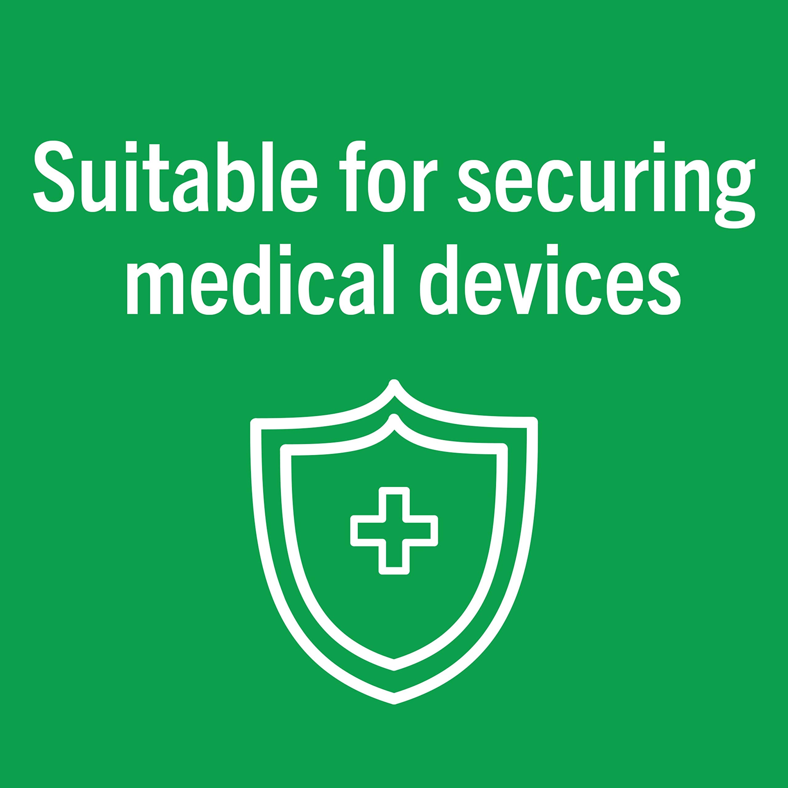 Nexcare Flexible Clear Tape, Waterproof Transparent Medical Tape, Secures Dressings and Catheter Tubing - 1 In x 10 Yds, 1 Roll of Tape - Image 4