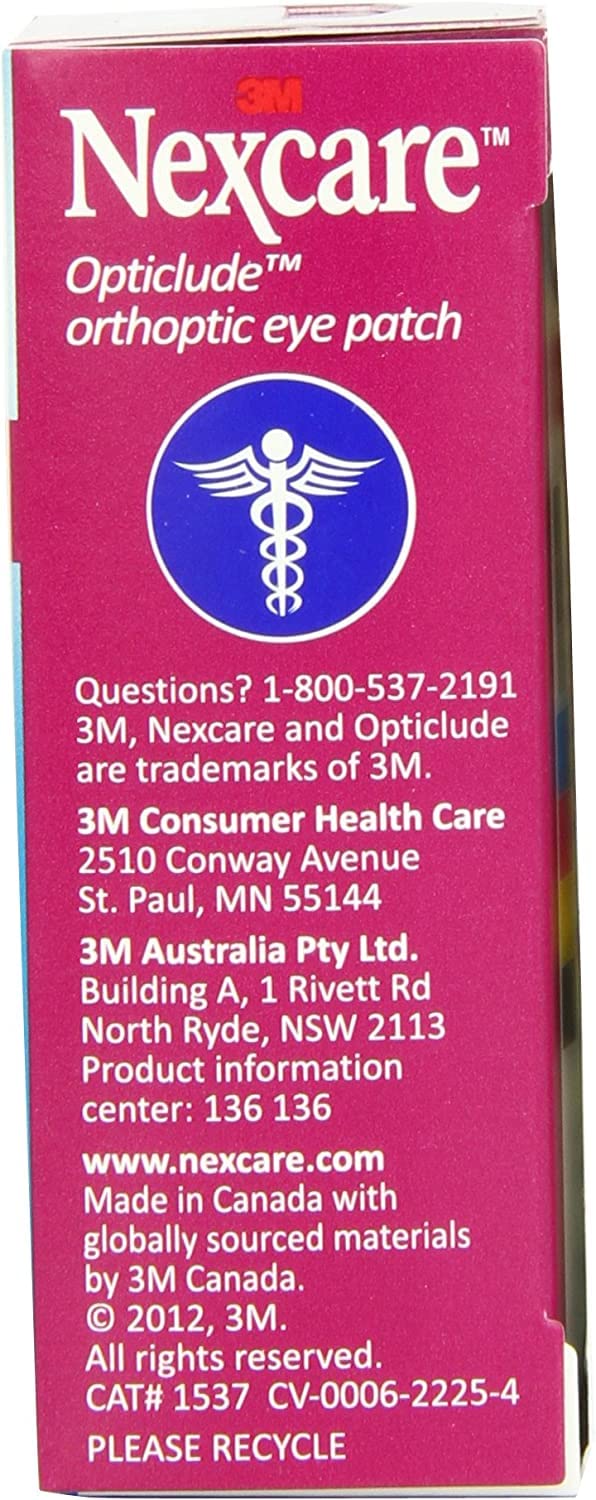 Nexcare Opticlude Orthoptic Eye Patches Junior 20 Each (Pack of 5) - Image 6