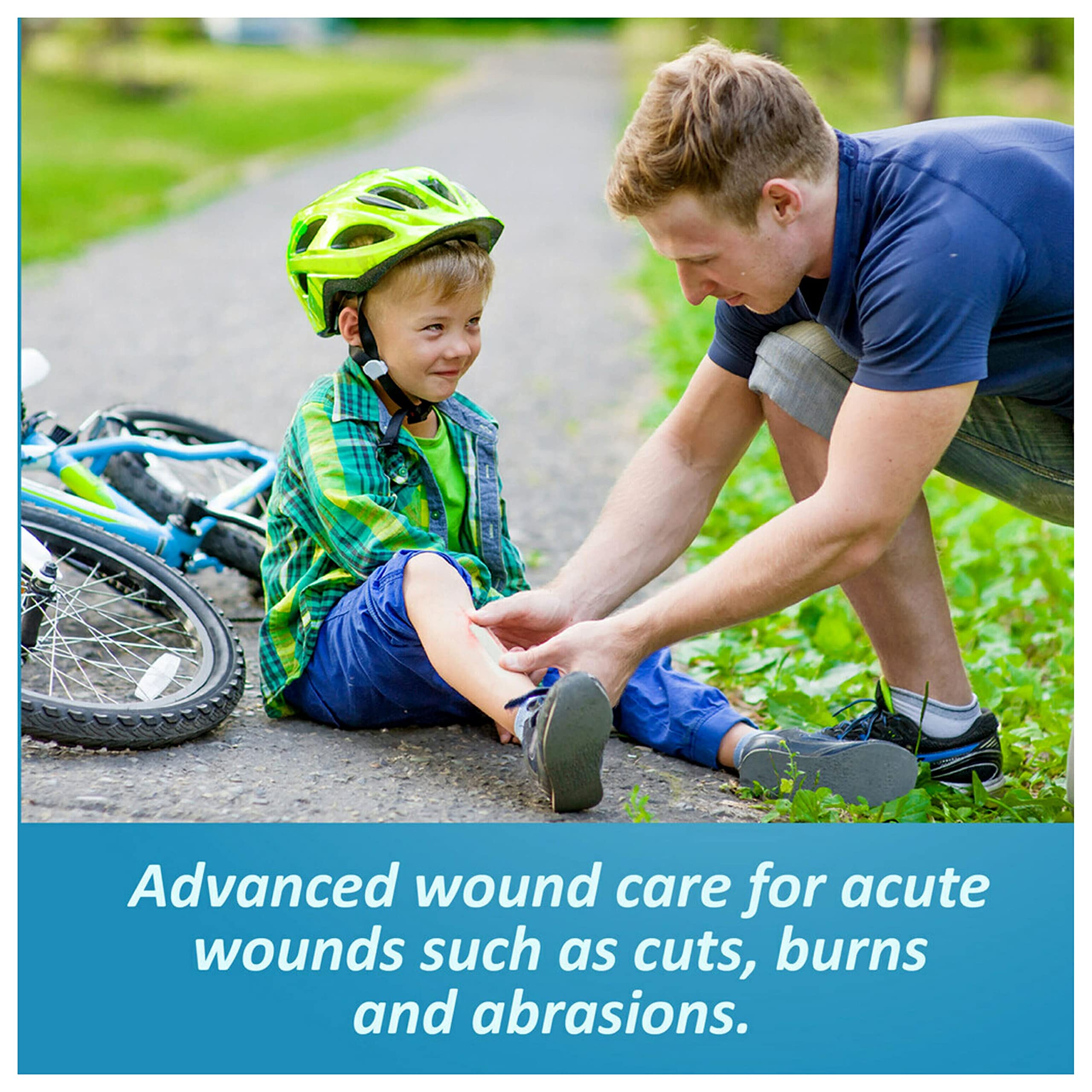 Nexcare Tegaderm + Pad Transparent Dressing, Clear Breathable Dressing Holds Fast for 7 Days, Waterproof for Safe Bathing - 5 Dressings - Image 3