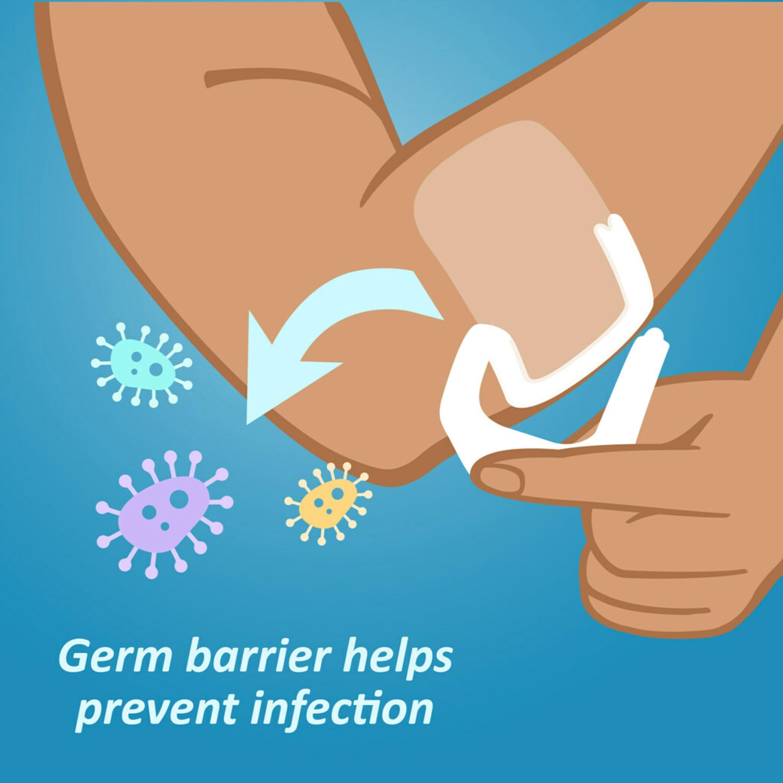 Nexcare Tegaderm Transparent Dressing, Clear Film Lets You See Wounds Heal, Waterproof Dressing Holds Fast for 7 Days - 10 Dressings - Image 6