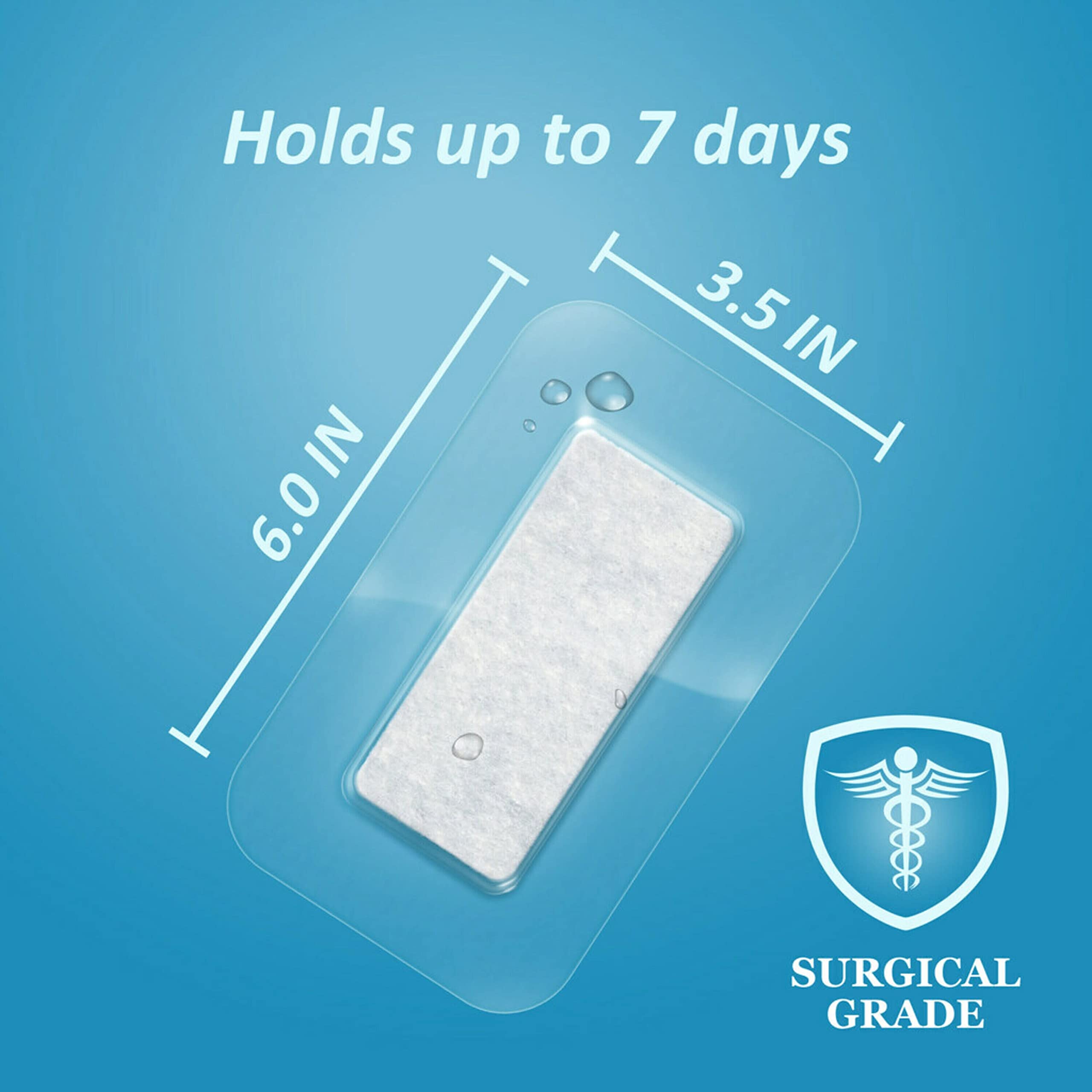 Nexcare Tegaderm Transparent Dressing With Pad, Film With Pad, Absorbent Pad Wicks Fluid And Doesn't Stick To Your Wound, 3.5 x 6 in, 1 Count - Image 5