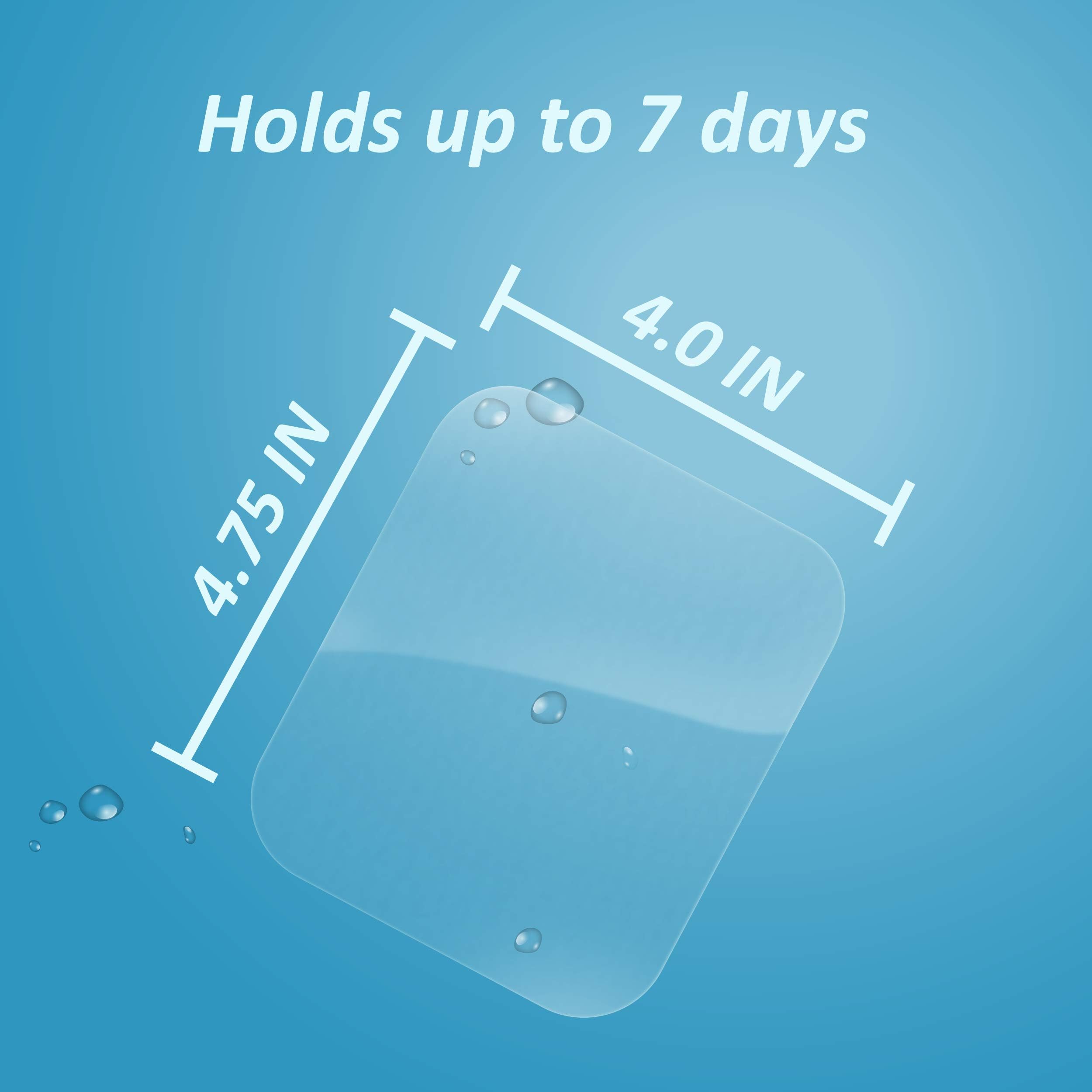 Nexcare Tegaderm Waterproof Transparent Dressing 4″ x 4¾″ – 4 Count Film Bandage for Wound Care, Seals Out Water, Dirt & Germs, Stays on Up to 7 Days - Image 8