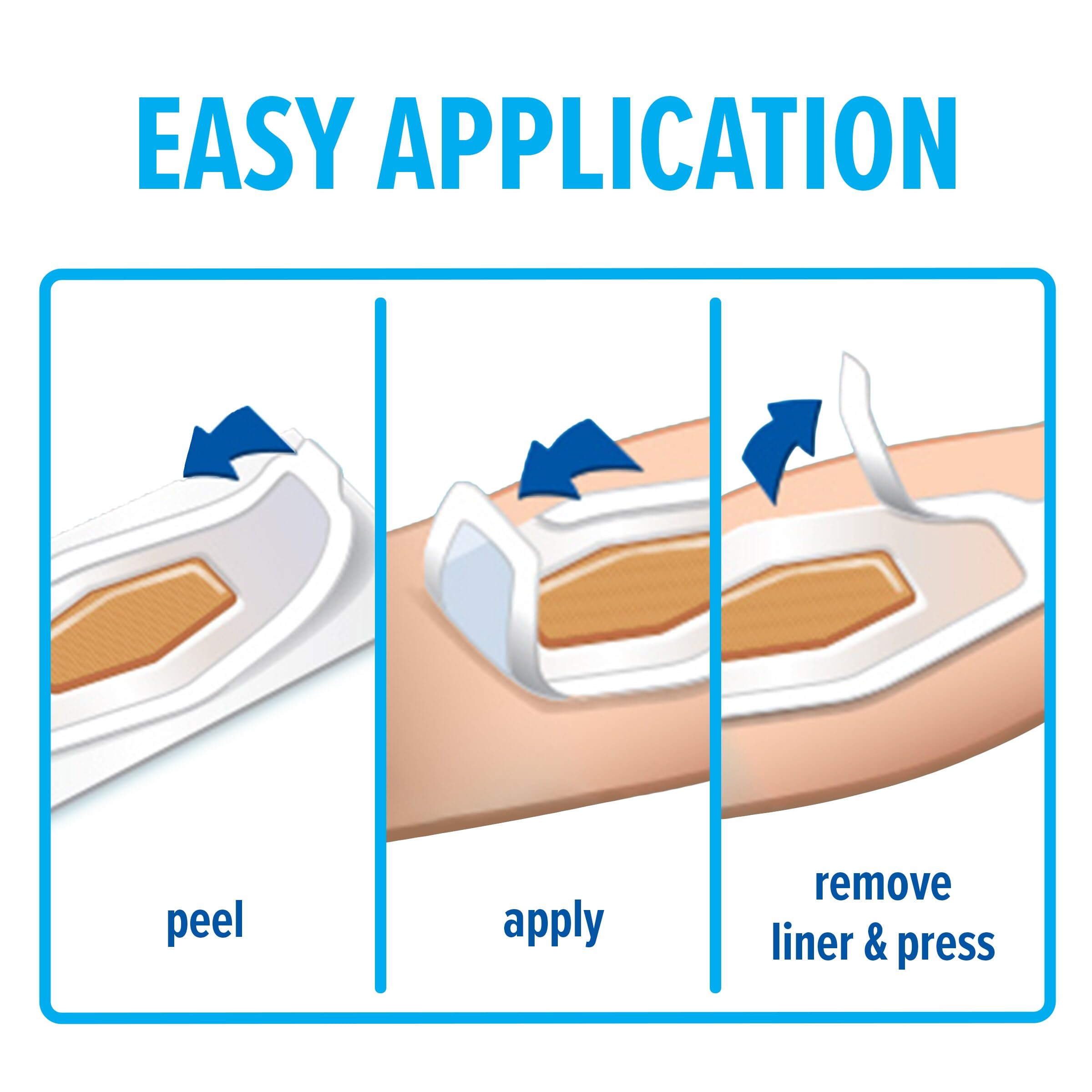 Nexcare Waterproof Clear Bandages For Knee And Elbow, Stays On Skin In The Bath, Shower Or Pool, 2.38 x 3.5 in, 30 Count - Image 4